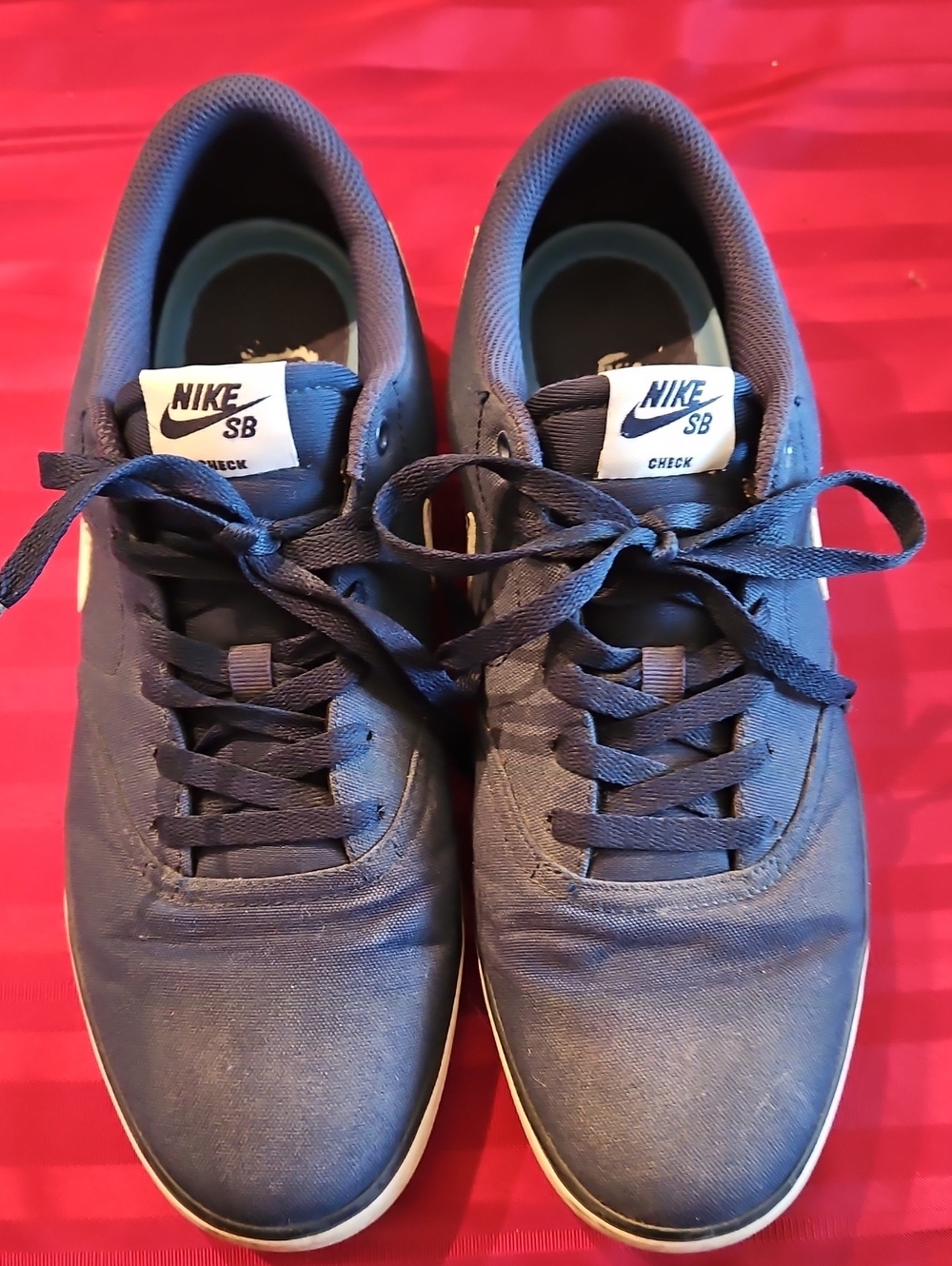 Nike SB Check Men's Navy Skate Shoes